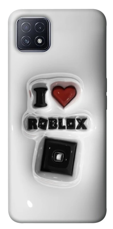 Чохол на Oppo A73 I love Roblox фото 1 з 1