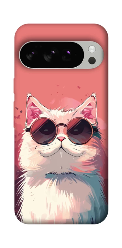Чохол на Google Pixel 10 Pro Сat with glasses фото 1 з 1