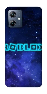 Чохол на Motorola Moto G54 Power Roblox Space Logo Blue фото 1 з 1