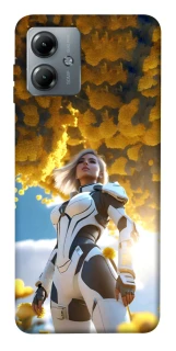 Чохол на Motorola Moto G14 Cyber space girl ver.3 фото 1 з 1