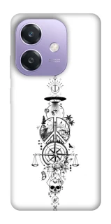 Чехол на Oppo A3 4G Tattoo ver.7 фото 1 из 1