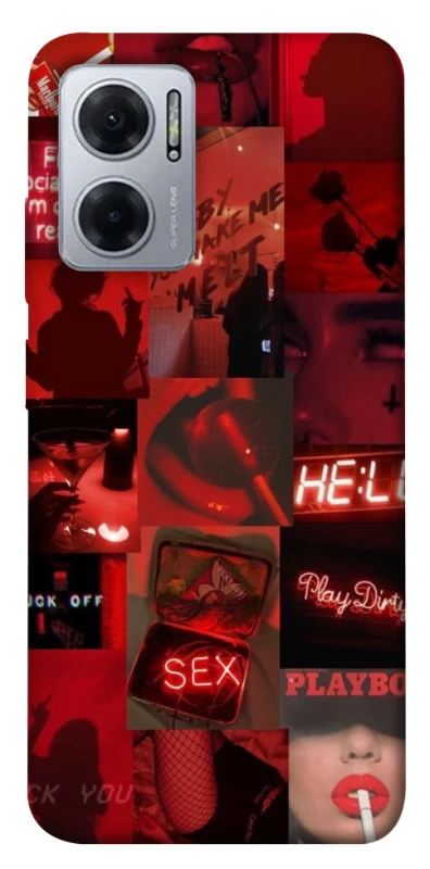 Чехол на Xiaomi Redmi Note 11E Love collage ver.3 фото 1 из 1