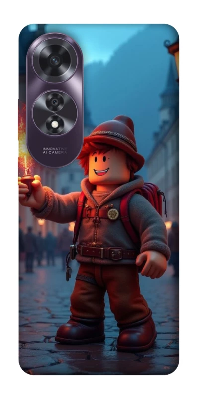 Чохол на Oppo A60 Roblox Fire Logo Blue Flames фото 1 з 1