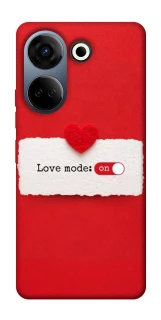 Чохол на TECNO Camon 20 Pro (CK7n) Love Mode ON фото 1 з 1