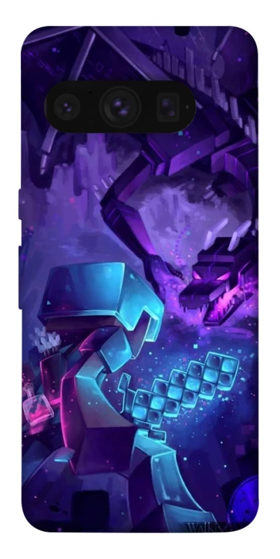 Чехол на Google Pixel 8 Pro Minecraft dragon фото 1 из 1