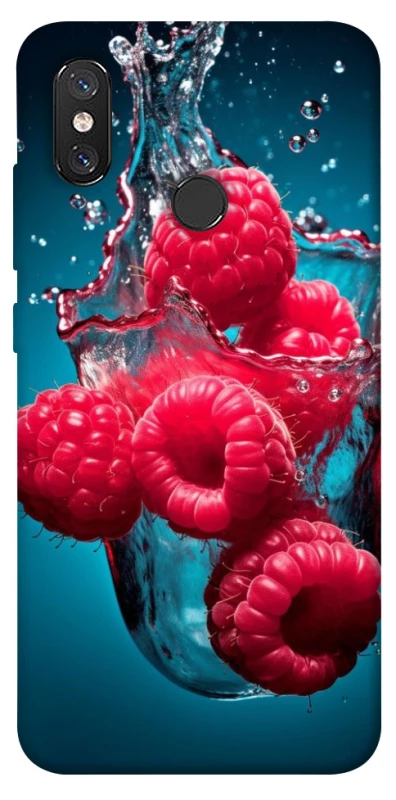 Чехол на Xiaomi Mi 8 Малинка в воде фото 1 из 1