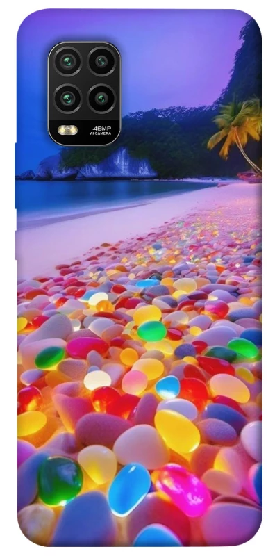 Чохол на Xiaomi Mi 10 Lite Каміння світиться на березі фото 1 з 1