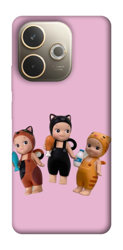 Чохол на Oppo A5 Pro 4G Cat Cafe Trio фото 1 з 1