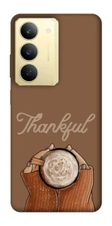 Чехол на Realme 14x Thankful coffee фото 1 из 1