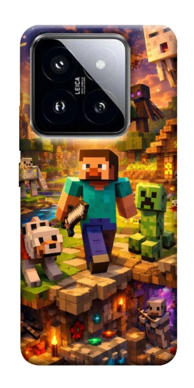 Чохол на Xiaomi 14 Pro Minecraft v6 фото 1 з 1