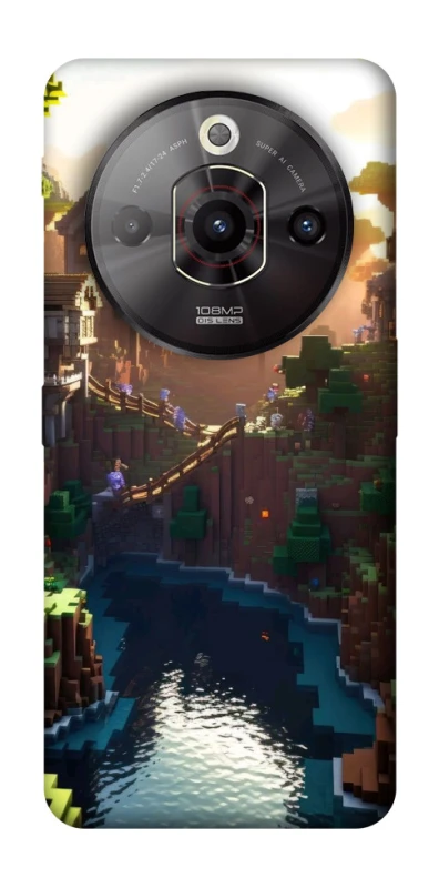 Чохол на ZTE Nubia Focus Pro Minecraft sunset фото 1 з 1