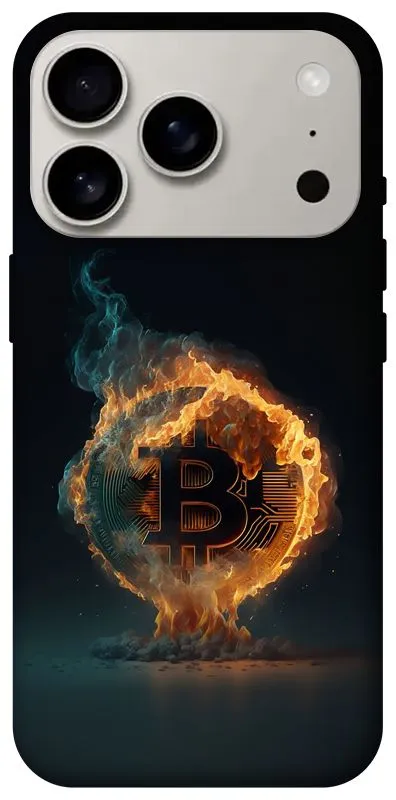 Чохол на Apple iPhone 18 Pro Fire Bitcoin фото 2 з 2