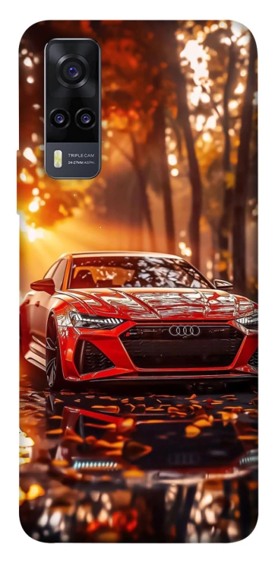 Чехол на Vivo Y31 Audi at sunset фото 1 из 1