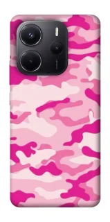 Чехол на Xiaomi Redmi Note 14 5G camouflage pink фото 1 из 1