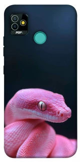 Чехол на TECNO POP 5 Розовая Змея фото 1 из 1
