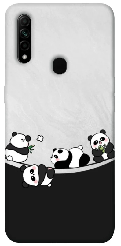 Чохол на Oppo A31 Four pandas фото 1 з 1