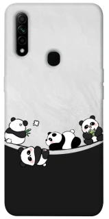 Чохол на Oppo A31 Four pandas фото 1 з 1