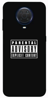 Чехол на Nokia G20 / G10 / 6.3 Parental Advisory Label фото 1 из 1