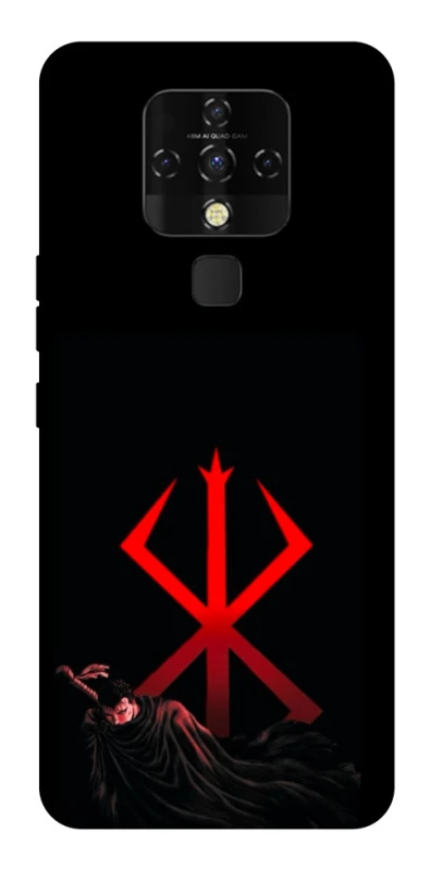 Чохол на TECNO Camon 16 SE Berserk Red Logo фото 1 з 1