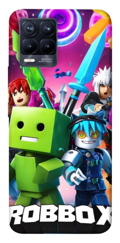 Чехол на Realme 8 Roblox gaming heroes фото 1 из 1