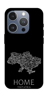 Чохол на Apple iPhone 16 Pro Ukraine black map фото 1 з 1