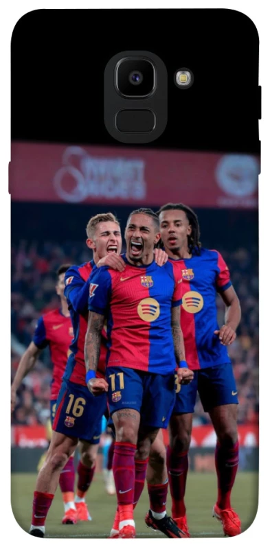 Чехол на Samsung J600F Galaxy J6 (2018) FC Barcelona team фото 1 из 1