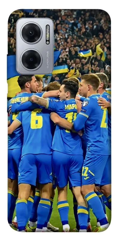Чехол на Xiaomi Redmi Note 11E Сборная Украины v3 фото 1 из 1