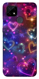 Чохол на Realme C21 Drawn hearts фото 1 з 1