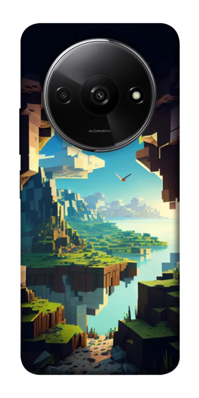 Чохол на Xiaomi Redmi A3 Minecraft sunrise фото 1 з 1