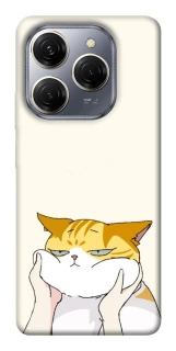 Чехол на TECNO Spark 20 Pro Cat bun фото 1 из 1