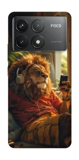 Чохол на Xiaomi Poco F6 Pro Лев v2 фото 1 з 1