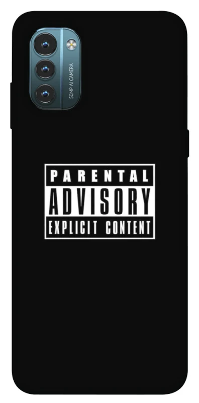 Чохол на Nokia G21 Parental Advisory Label фото 1 з 1