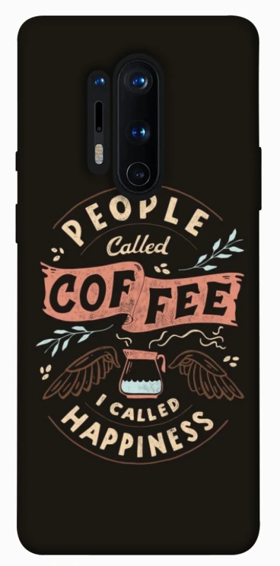 Чохол на OnePlus 8 Pro Сoffee happiness фото 1 з 1