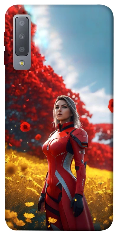 Чохол на Samsung A750 Galaxy A7 (2018) Cyber space girl ver.5 фото 1 з 1