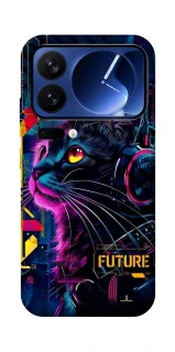 Чехол на Xiaomi Poco F7 Ultra Cyber Cat v2 фото 1 из 1