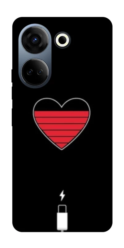 Чохол на TECNO Camon 20 Pro (CK7n) Charge your heart фото 1 з 1