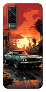 Чохол на Vivo Y31 Car at sunset фото 1 з 1