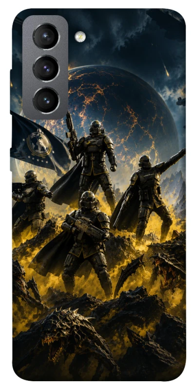 Чохол на Samsung Galaxy S21 FE HELLDIVERS фото 1 з 1