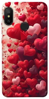 Чохол на Xiaomi Mi A2 Lite / Xiaomi Redmi 6 Pro Many hearts фото 1 з 1