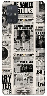 Чехол на Samsung Galaxy A71 Harry Potter newspaper фото 1 из 1