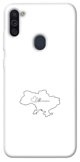 Чехол на Samsung Galaxy M11 Ukraine map фото 1 из 1