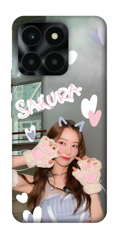 Чохол на Huawei Honor X6a Sakura - LE SSERAFIM фото 1 з 1