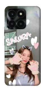 Чохол на Huawei Honor X6a Sakura - LE SSERAFIM фото 1 з 1