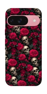 Чехол на Google Pixel 9 Черепа и розы фото 1 из 1