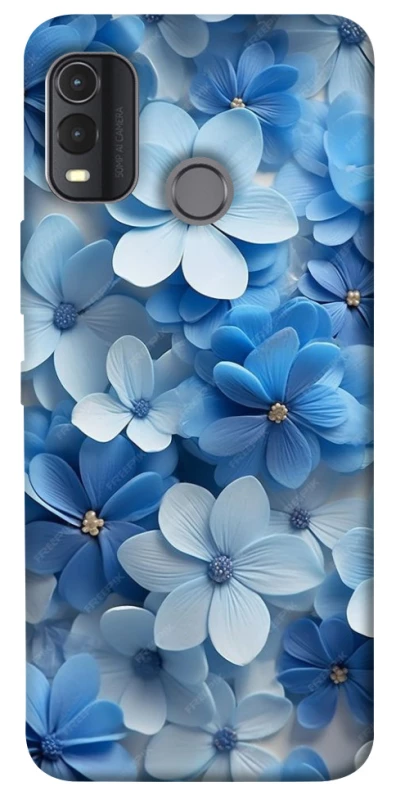 Чохол на Nokia G11 Plus Сині квіти фото 1 з 1
