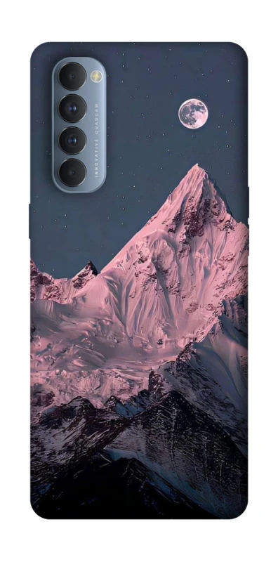 Чехол на Oppo Reno 4 Pro Pink mountain фото 1 из 1