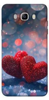 Чохол на Samsung J510F Galaxy J5 (2016) Red hearts фото 1 з 1