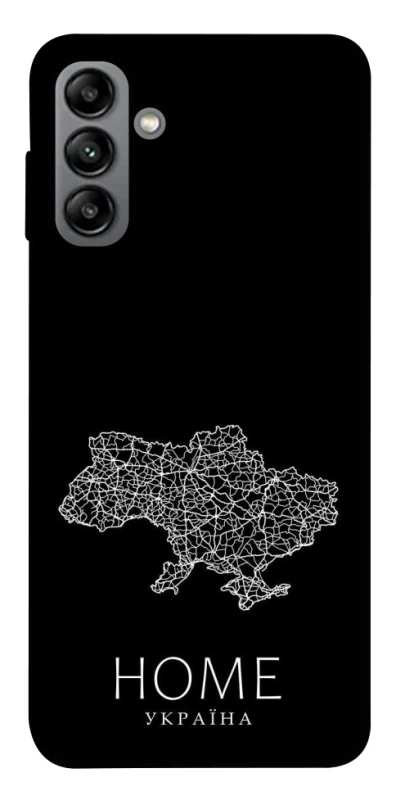 Чехол на Samsung Galaxy A04s Ukraine black map фото 1 из 1