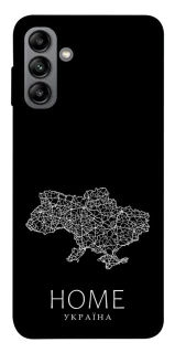 Чохол на Samsung Galaxy A04s Ukraine black map фото 1 з 1