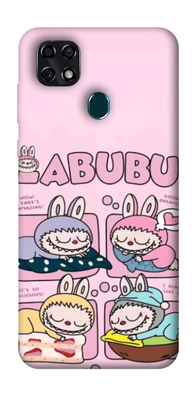 Чохол на ZTE Blade 20 Smart Labubu Dreams Collage фото 1 з 1